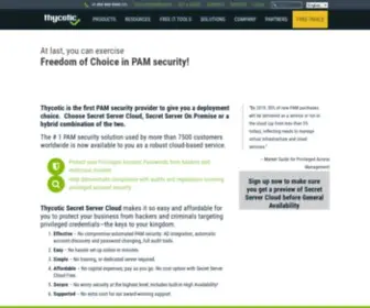 Secretservercloud.com(Powerful Privileged Access Management) Screenshot