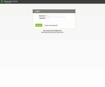 Secretserveronline.com(Thycotic Secret Server) Screenshot