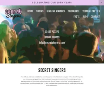 Secretsingers.com(Secretsingers) Screenshot