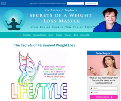 Secretsofaweightlossmaster.com(Weight Loss Coaching) Screenshot
