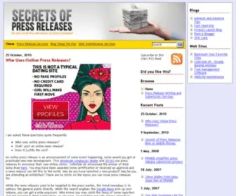 Secretsofpressreleases.com(Secretsofpressreleases) Screenshot