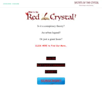 Secretsofthecrystal.com(Come along on the journey) Screenshot