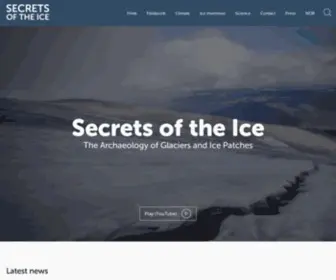 Secretsoftheice.com(Glacial archaeology) Screenshot