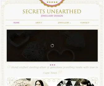 Secretsunearthedjewellery.co.za(Secrets Unearthed Jewellery) Screenshot