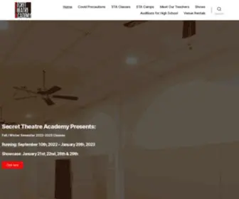 Secrettheatre.com(The Secret Theatre) Screenshot