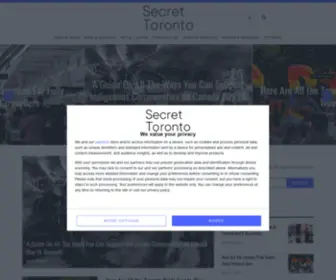 Secrettoronto.co(Secret Toronto) Screenshot
