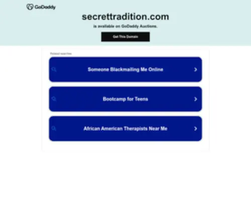 Secrettradition.com(Secret Tradition) Screenshot