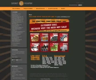 Secretweaponminiatures.com(Secret Weapon Miniatures) Screenshot