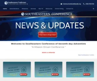 Secsda.org(A Mission Driven Conference) Screenshot