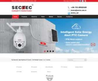 Sectec.com.cn(Solar) Screenshot