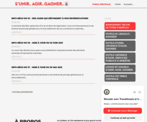 Secteurpublic.quebec(Secteurpublic quebec) Screenshot