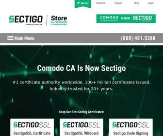 Sectigostore.com(Buy Sectigo SSL/TLS Certificates) Screenshot