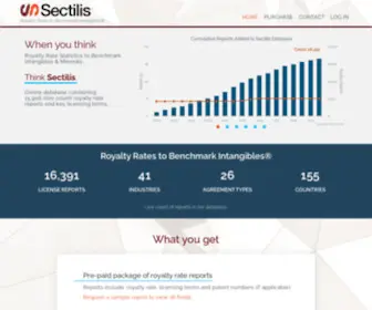 Sectilis.com(Live repository of SEC filings) Screenshot