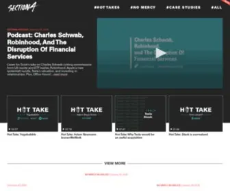 Section4.com(Unlimited, MBA-quality online business education) Screenshot
