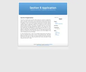 Section8Application.info(Section 8 Application) Screenshot