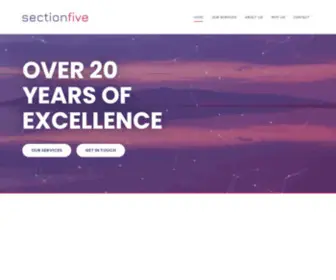 Sectionfive.co.za(Section Five) Screenshot