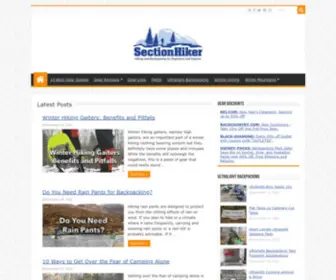 Sectionhiker.com(Backpacking) Screenshot