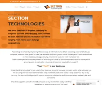 Sectiontechnologies.com.au(Section Technology) Screenshot