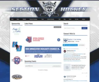 Sectionvhockey.org(Section V Hockey) Screenshot