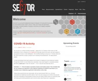 Sector67.org(Madison, WI) Screenshot