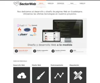 Sectorweb.mx(Diseño de Páginas Web en Guadalajara) Screenshot