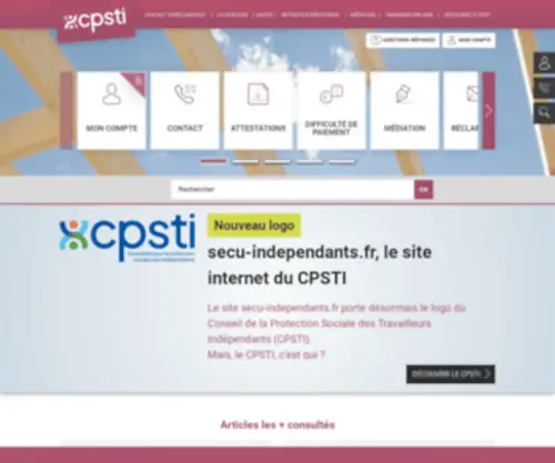 Secu-Independants.fr(Rsi) Screenshot