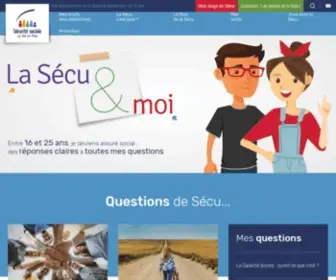 Secu-Jeunes.fr(Sécu) Screenshot