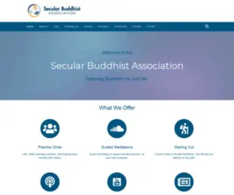 Secularbuddhism.org(Secular Buddhist Association) Screenshot