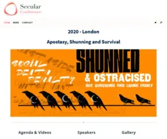 Secularconference.com(Secular Conference) Screenshot