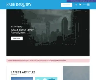 Secularhumanism.org(Free Inquiry) Screenshot