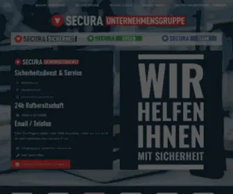 Secura-Sicherheitsdienst.de(SECURA Sicherheitsdienst) Screenshot