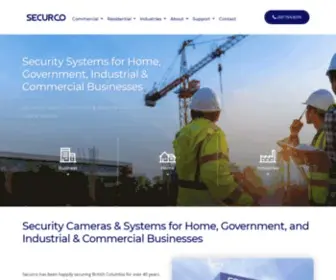 Securco.com(Security Cameras) Screenshot