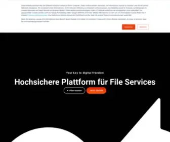 Secure-Data-Space.com(Enterprise File Service Plattform) Screenshot