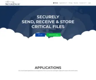 Secure-Dock.com(Securely send) Screenshot