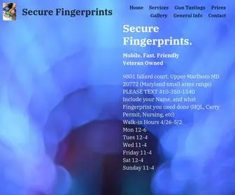 Secure-Fingerprints.com(Secure Fingureprints) Screenshot