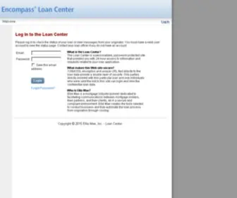 Secure-Loancenter.com(Ellie Mae) Screenshot