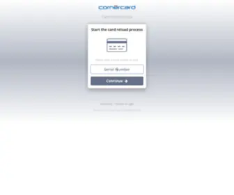 Secure-Reload.ch(Cornèrcard) Screenshot