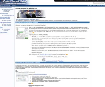 Secureaction.com(Files and Drives Encryption Software for Windows Vista) Screenshot