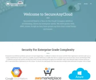 Secureanycloud.com(Secure Any Cloud) Screenshot