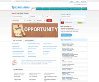 Securecareers.in(Securecareers) Screenshot