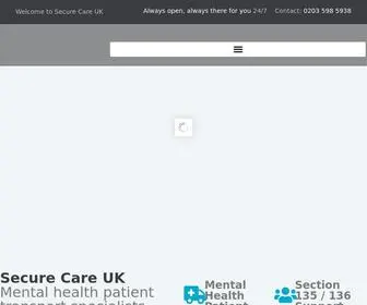 Securecareuk.co.uk(Secure Care UK) Screenshot