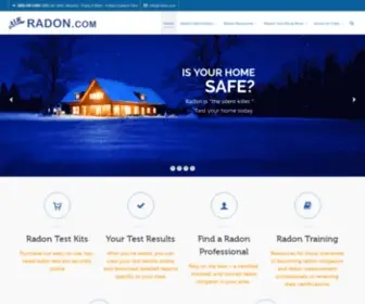 Securechek.com(The Radon Information Center) Screenshot