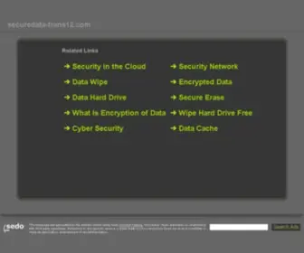Securedata-Trans12.com(Securedata Trans 12) Screenshot