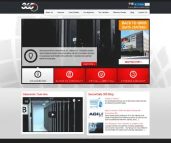 Securedata365.com(SecureData 365 Ohio Data Center) Screenshot