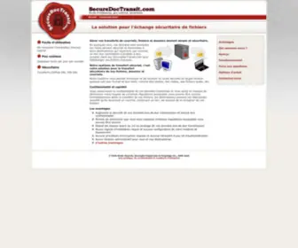 Securedoctransit.com(Transfert) Screenshot