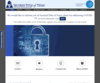 Securedtitletx.com(Connection denied by Geolocation) Screenshot