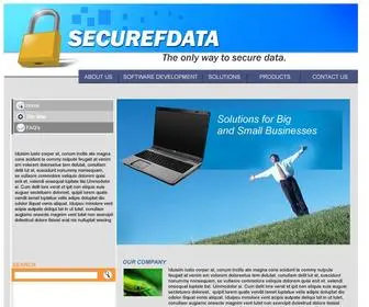 Securefdata.com(SecureFData) Screenshot