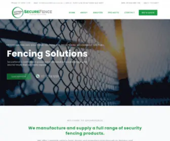 Securefence.com.au(Fencing Solutions) Screenshot