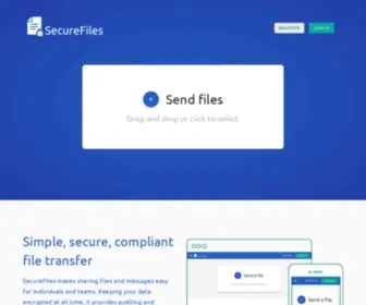 Securefiles.com(Secure Files) Screenshot