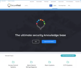 Securefind.com.au(The Ultimate Security System DIY) Screenshot